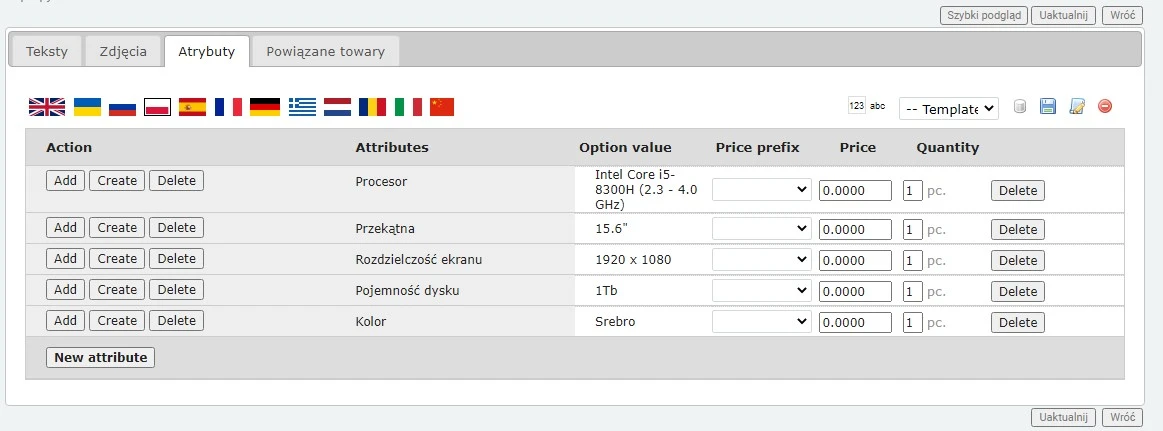 Różne kolory produktu - 3